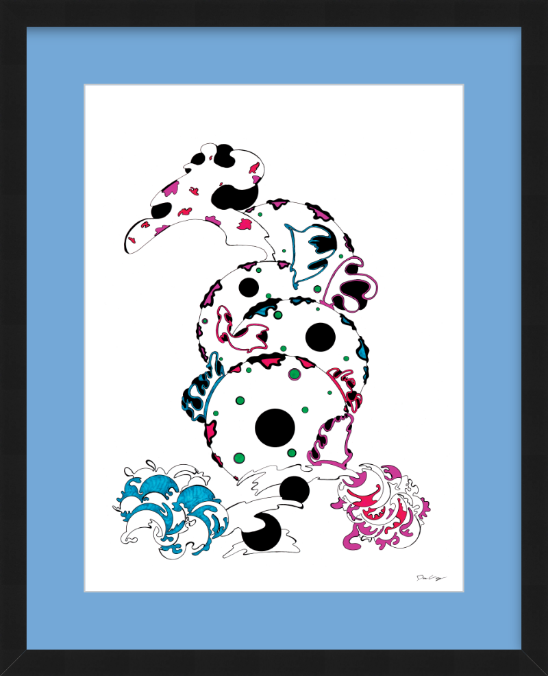 "Don't Be Koi" Framed Fine Art Print (Giclée)
