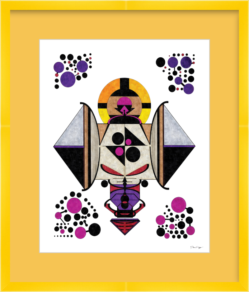 "Demon Shrine" Framed Fine Art Print (Giclée)