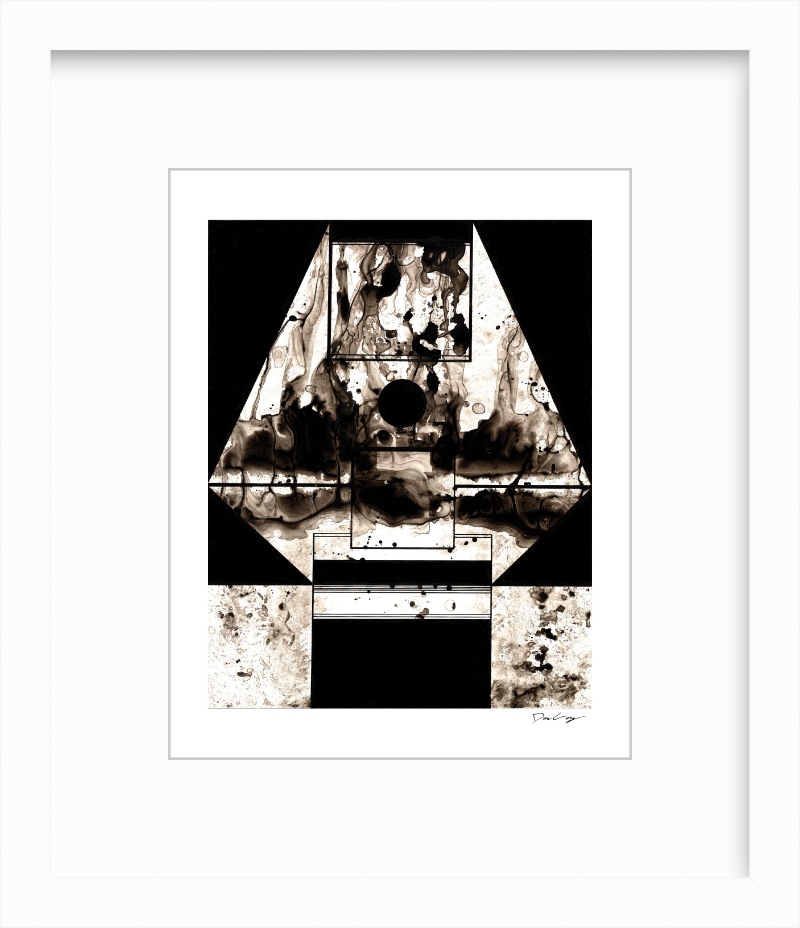 "Black Star" Framed Fine Art Print (Giclée)