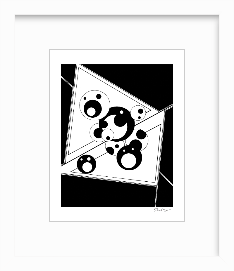 "Bubble Tape" Framed Fine Art Print (Giclée)