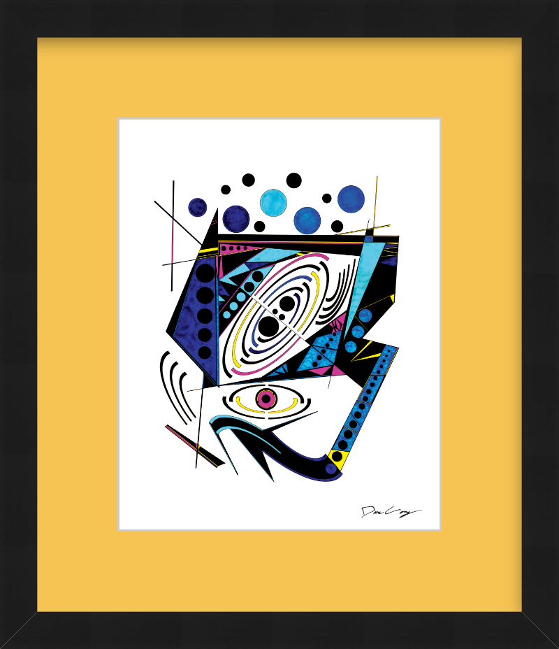 "90s Traffic" Framed Fine Art Print (Giclée)