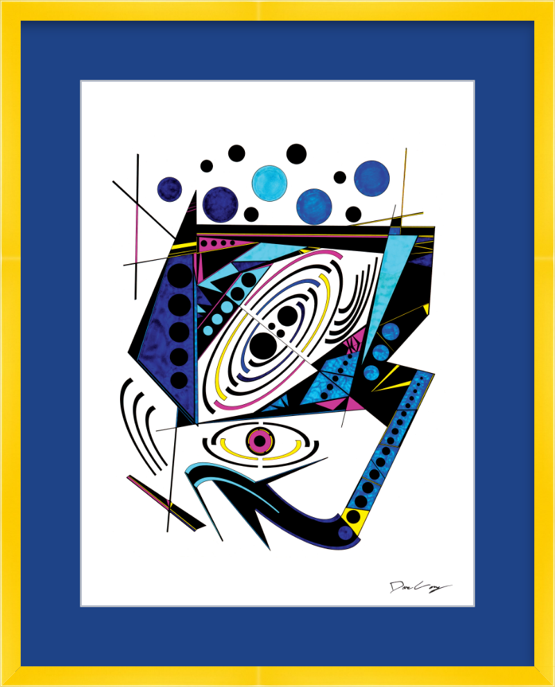 "90s Traffic" Framed Fine Art Print (Giclée)