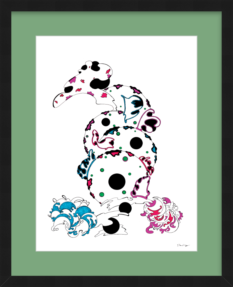 "Don't Be Koi" Framed Fine Art Print (Giclée)