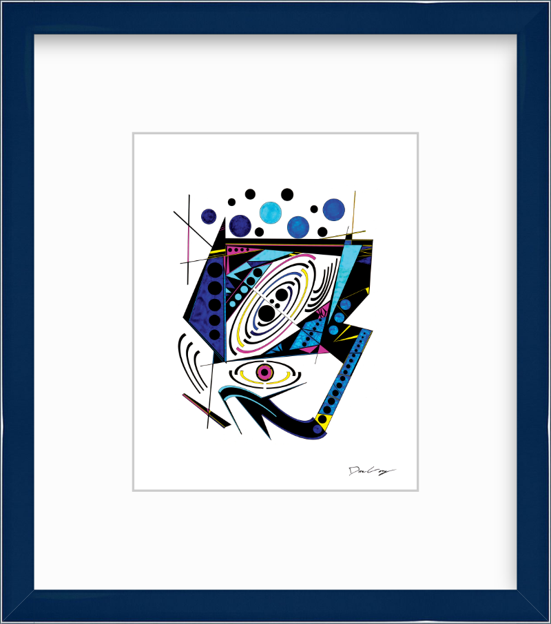"90s Traffic" Framed Fine Art Print (Giclée)