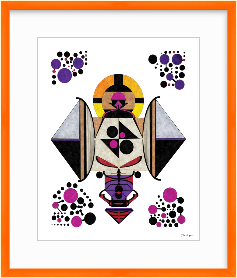 "Demon Shrine" Framed Fine Art Print (Giclée)