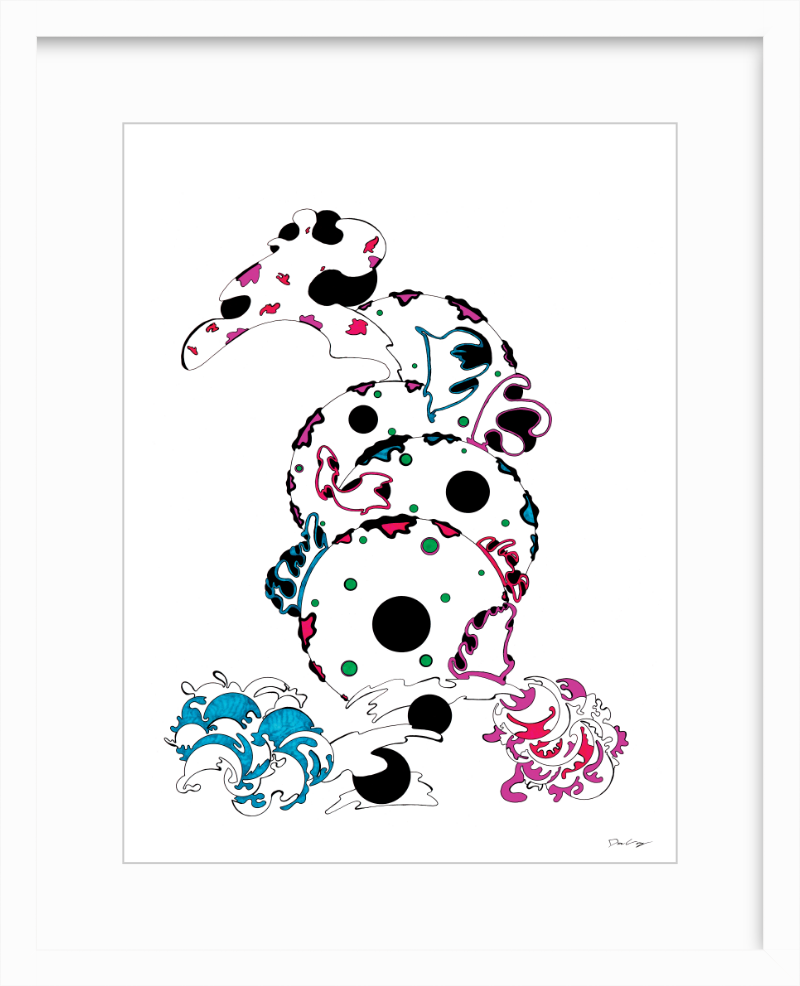 "Don't Be Koi" Framed Fine Art Print (Giclée)
