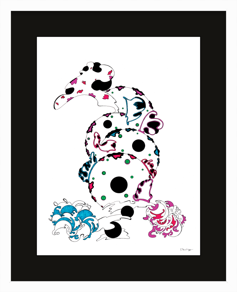 "Don't Be Koi" Framed Fine Art Print (Giclée)