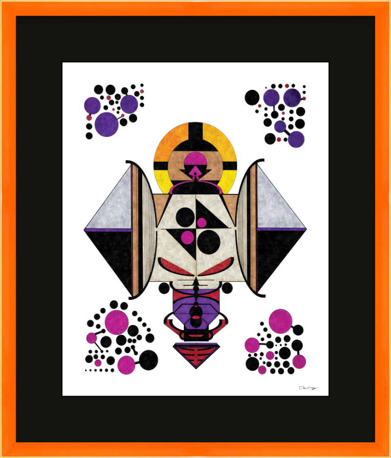 "Demon Shrine" Framed Fine Art Print (Giclée)