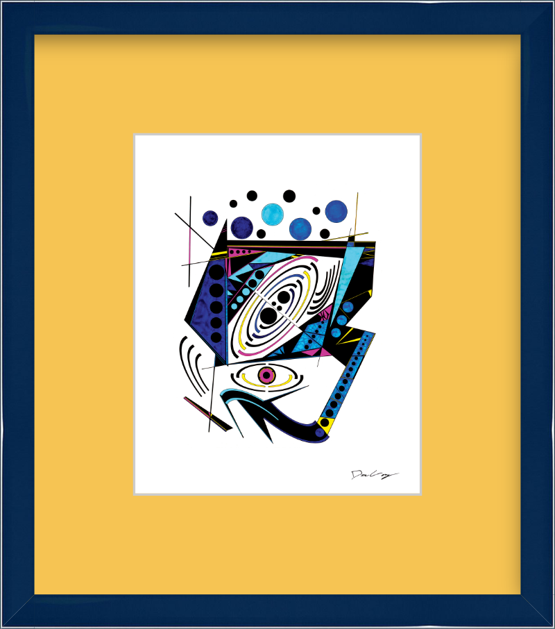 "90s Traffic" Framed Fine Art Print (Giclée)