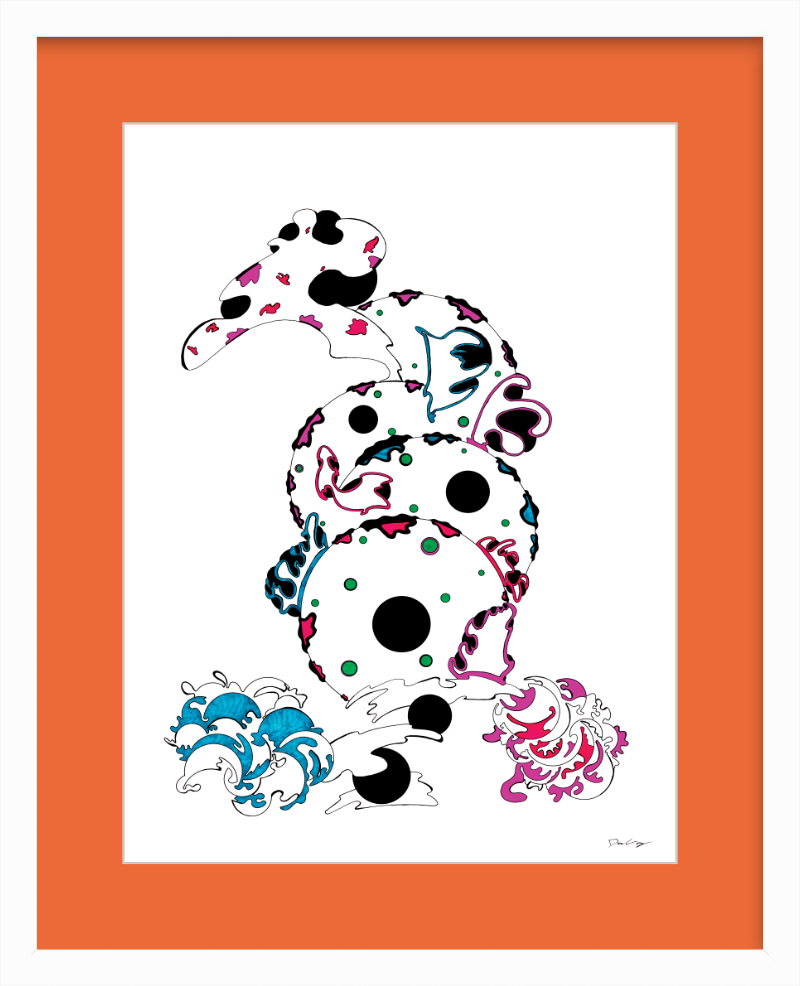 "Don't Be Koi" Framed Fine Art Print (Giclée)