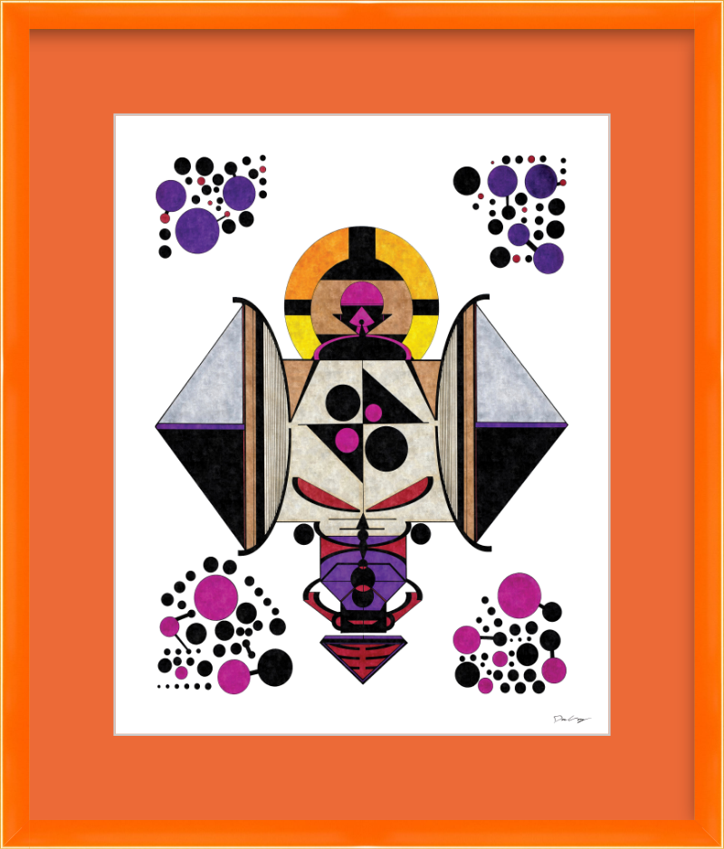 "Demon Shrine" Framed Fine Art Print (Giclée)