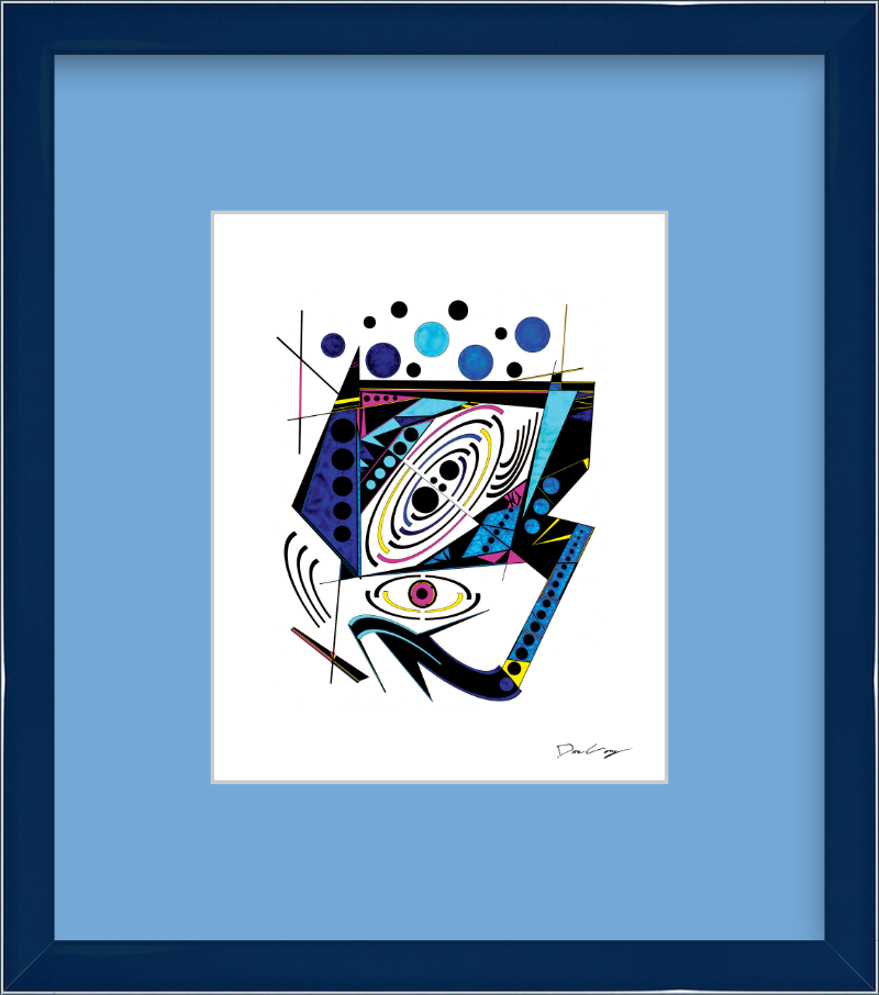 "90s Traffic" Framed Fine Art Print (Giclée)