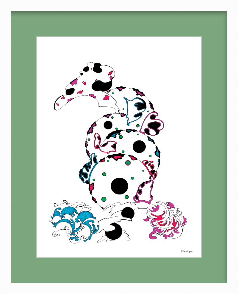 "Don't Be Koi" Framed Fine Art Print (Giclée)
