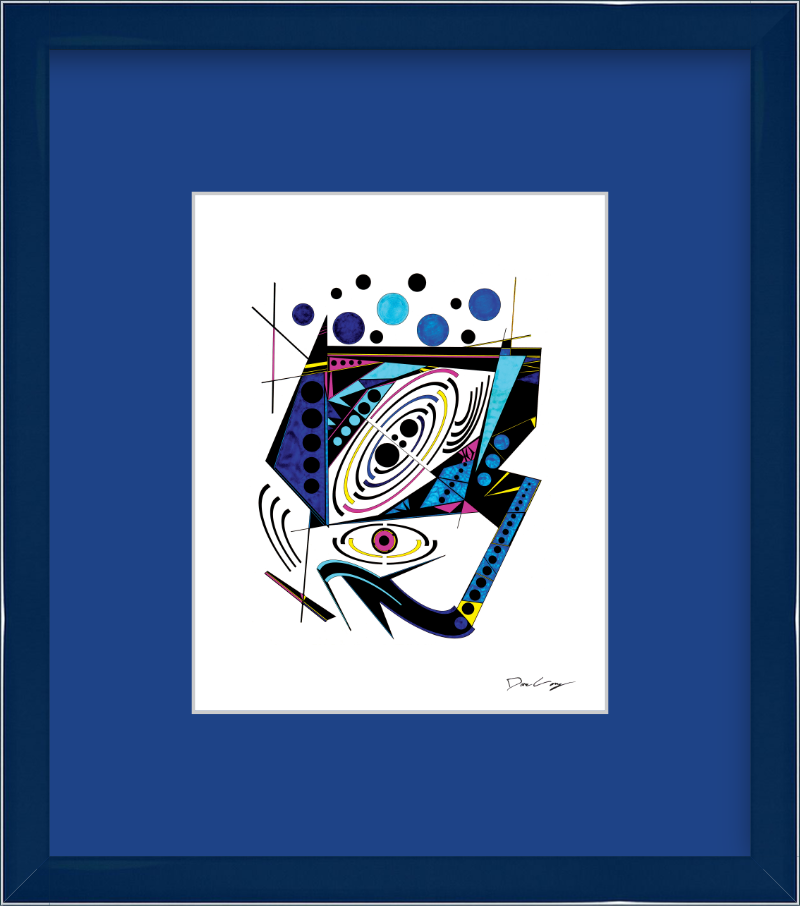 "90s Traffic" Framed Fine Art Print (Giclée)