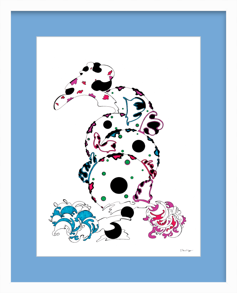 "Don't Be Koi" Framed Fine Art Print (Giclée)