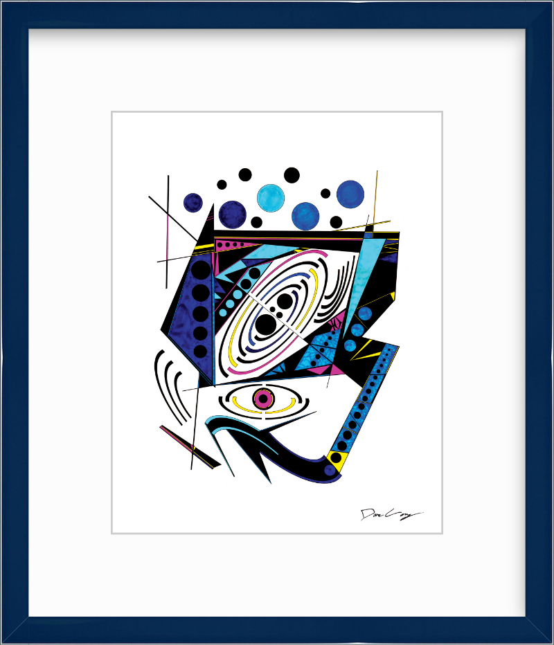 "90s Traffic" Framed Fine Art Print (Giclée)