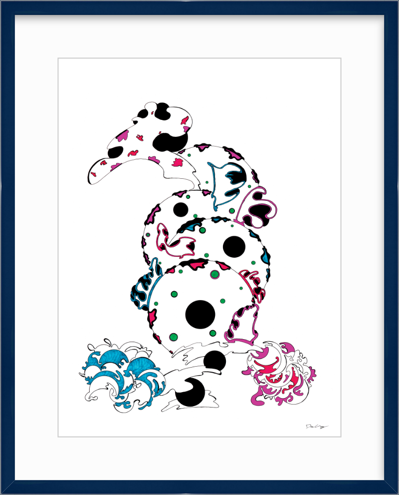 "Don't Be Koi" Framed Fine Art Print (Giclée)
