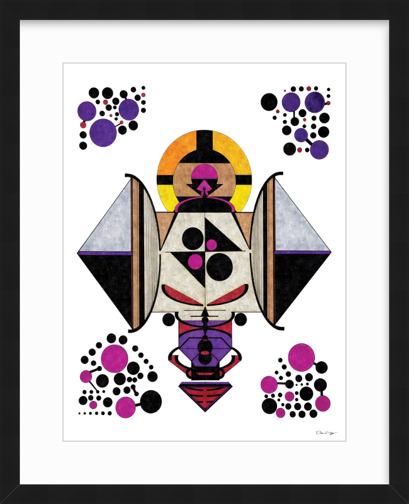 "Demon Shrine" Framed Fine Art Print (Giclée)