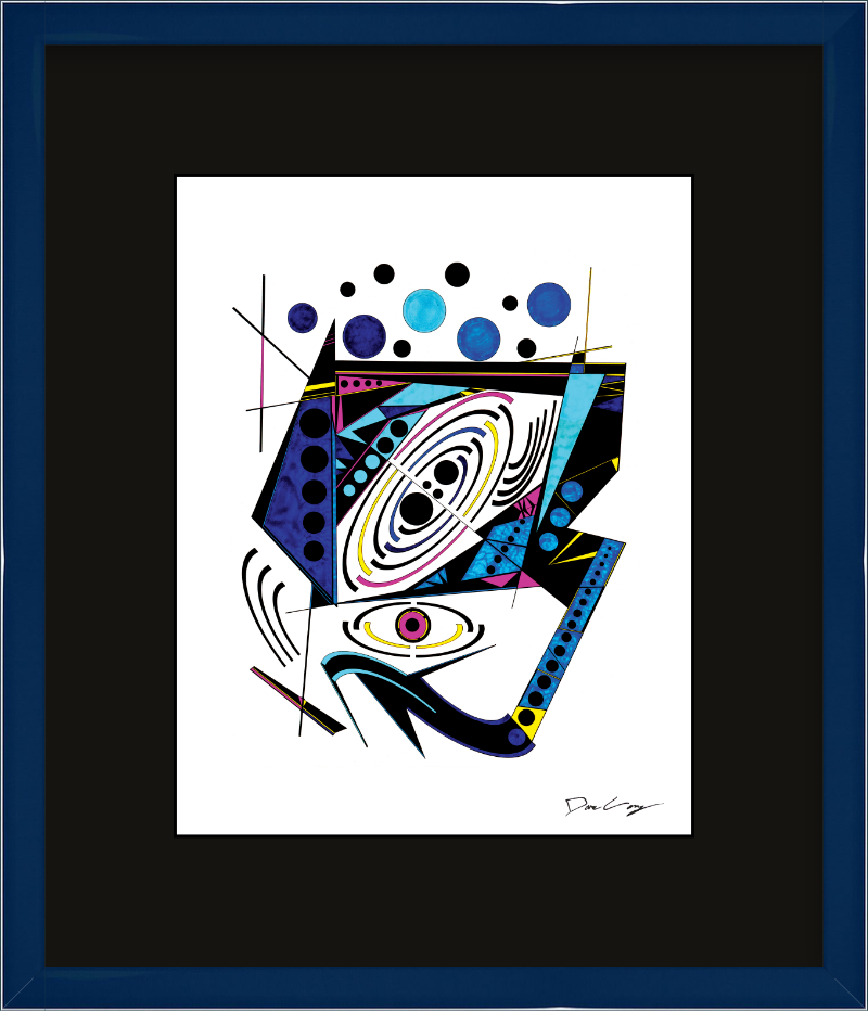 "90s Traffic" Framed Fine Art Print (Giclée)