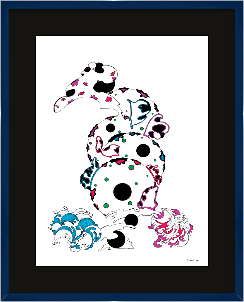 "Don't Be Koi" Framed Fine Art Print (Giclée)