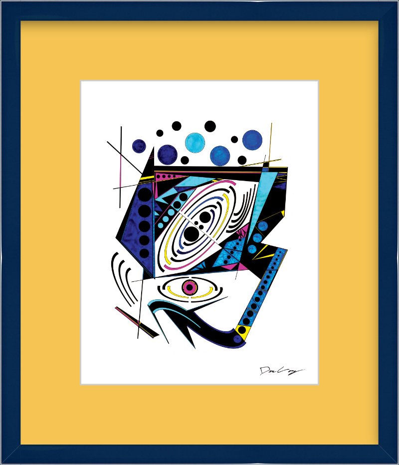"90s Traffic" Framed Fine Art Print (Giclée)