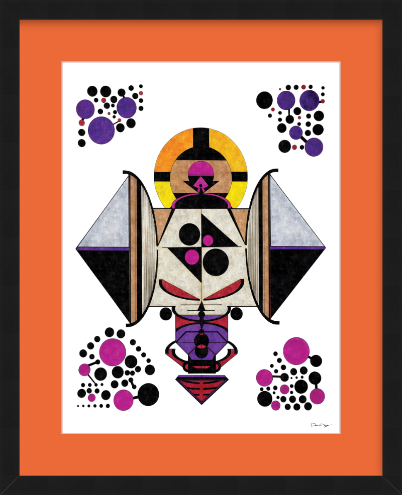 "Demon Shrine" Framed Fine Art Print (Giclée)