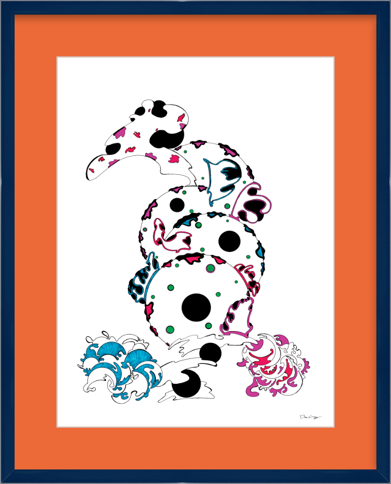 "Don't Be Koi" Framed Fine Art Print (Giclée)