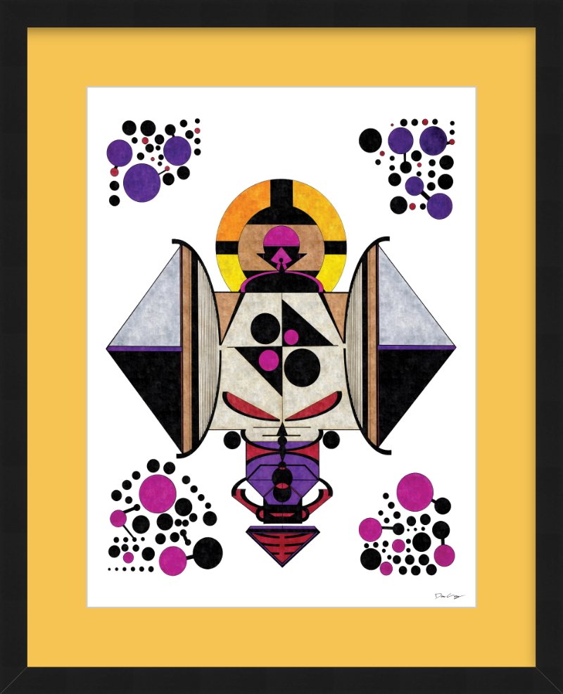 "Demon Shrine" Framed Fine Art Print (Giclée)