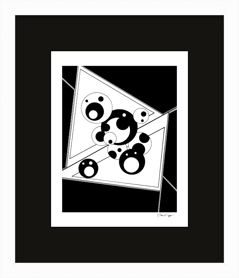 "Bubble Tape" Framed Fine Art Print (Giclée)