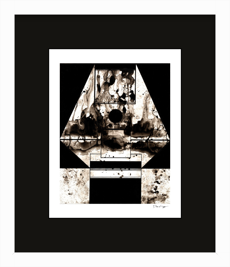"Black Star" Framed Fine Art Print (Giclée)