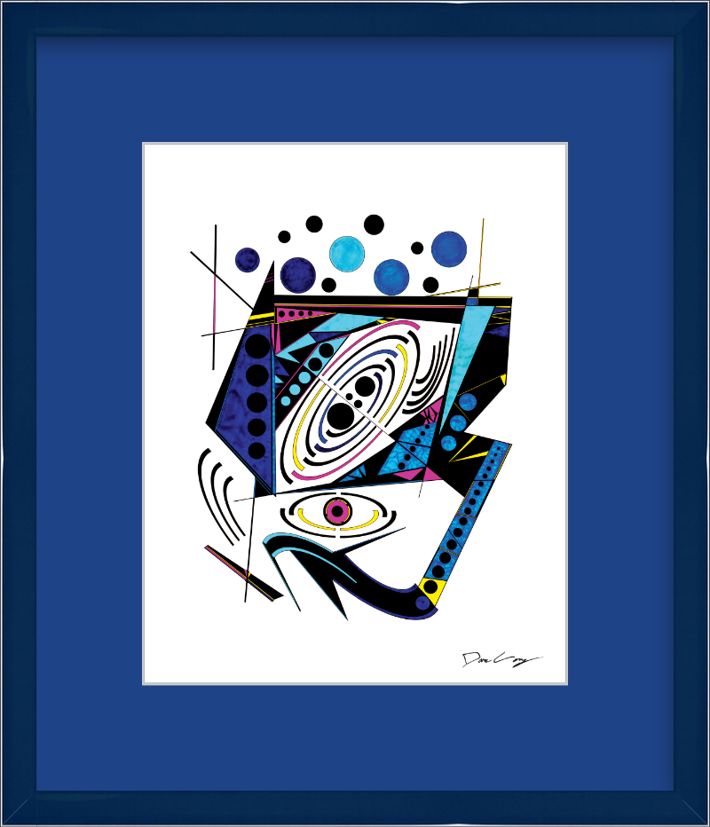 "90s Traffic" Framed Fine Art Print (Giclée)