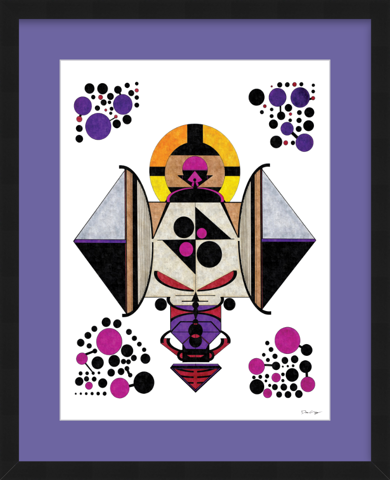 "Demon Shrine" Framed Fine Art Print (Giclée)