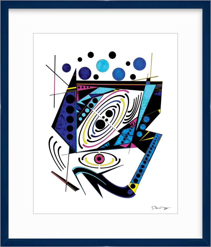 "90s Traffic" Framed Fine Art Print (Giclée)