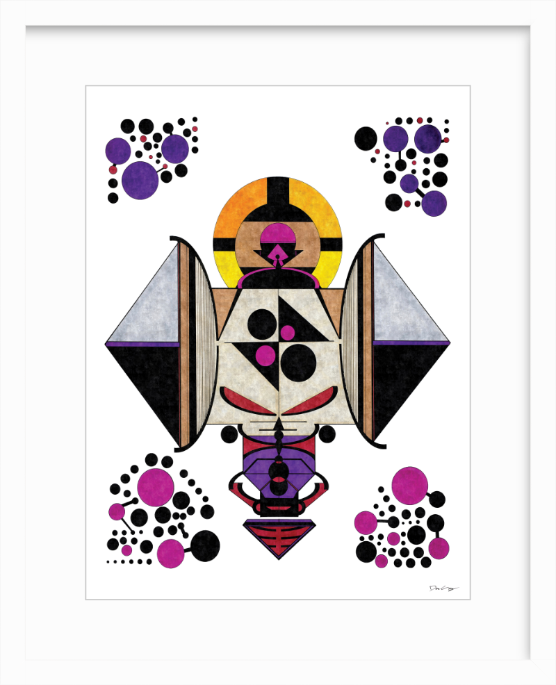 "Demon Shrine" Framed Fine Art Print (Giclée)