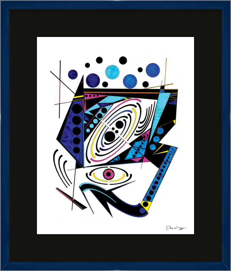 "90s Traffic" Framed Fine Art Print (Giclée)