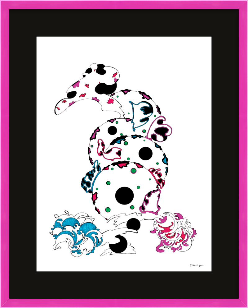 "Don't Be Koi" Framed Fine Art Print (Giclée)