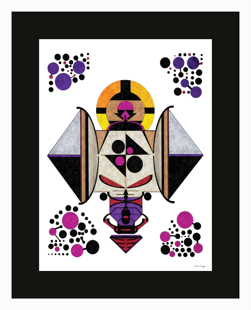 "Demon Shrine" Framed Fine Art Print (Giclée)