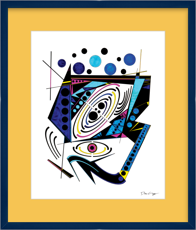 "90s Traffic" Framed Fine Art Print (Giclée)