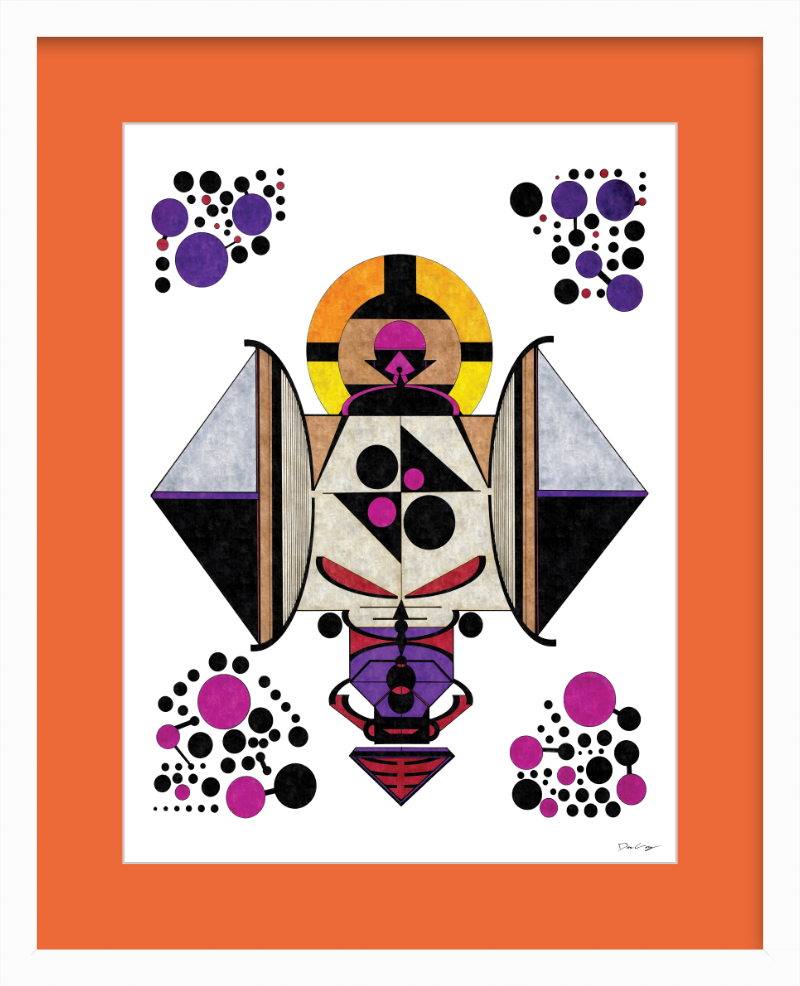 "Demon Shrine" Framed Fine Art Print (Giclée)