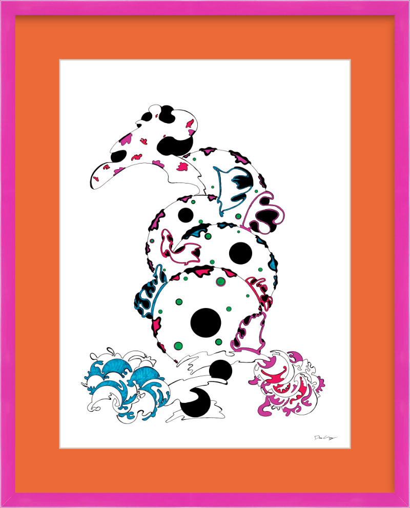"Don't Be Koi" Framed Fine Art Print (Giclée)