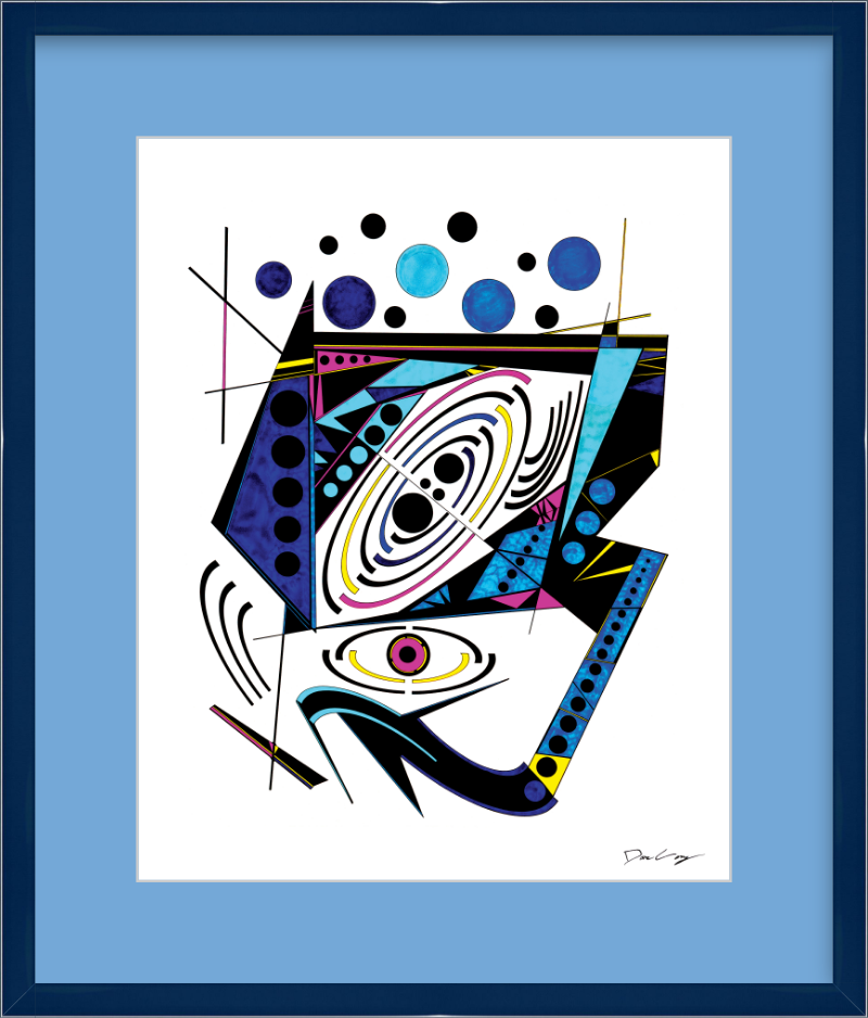 "90s Traffic" Framed Fine Art Print (Giclée)