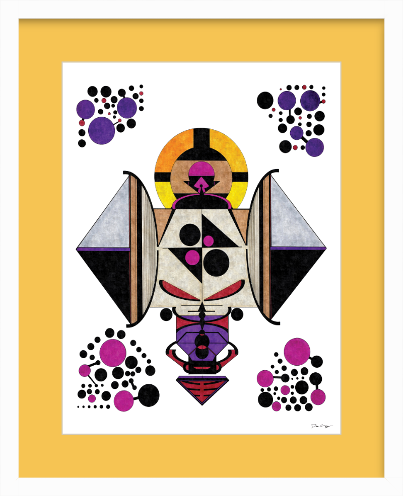 "Demon Shrine" Framed Fine Art Print (Giclée)