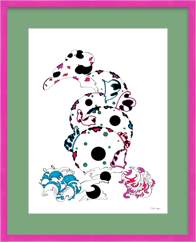 "Don't Be Koi" Framed Fine Art Print (Giclée)