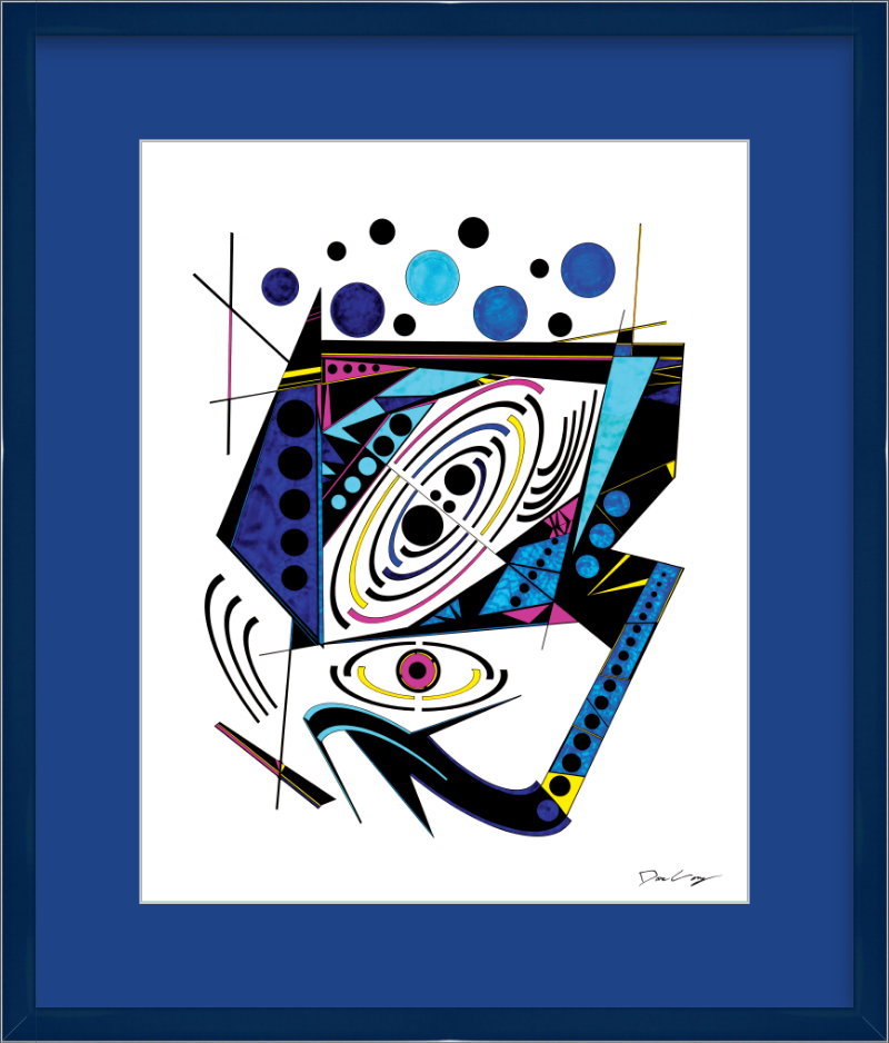 "90s Traffic" Framed Fine Art Print (Giclée)