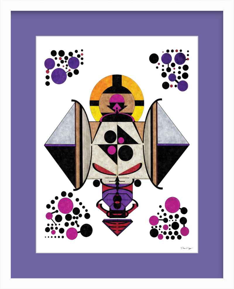"Demon Shrine" Framed Fine Art Print (Giclée)