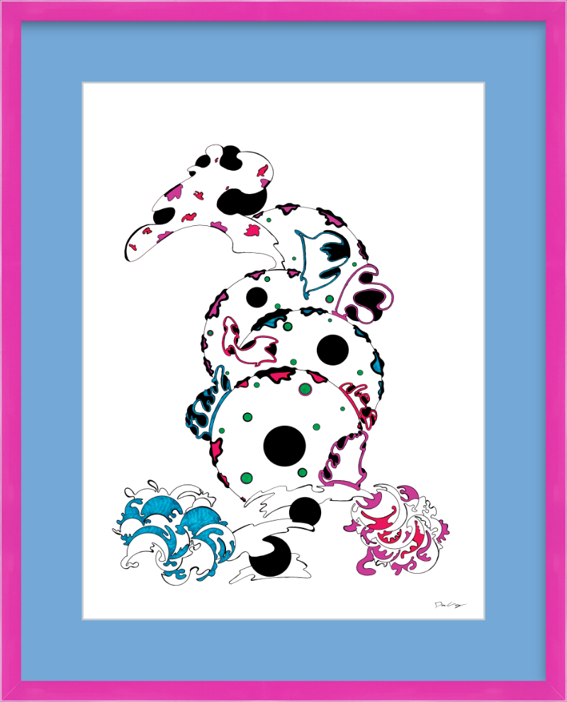 "Don't Be Koi" Framed Fine Art Print (Giclée)