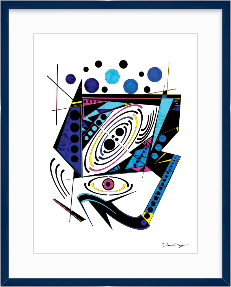 "90s Traffic" Framed Fine Art Print (Giclée)