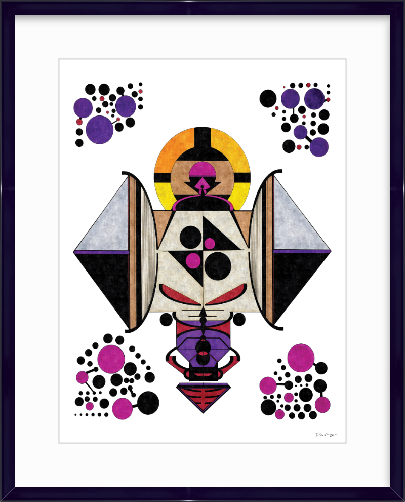"Demon Shrine" Framed Fine Art Print (Giclée)