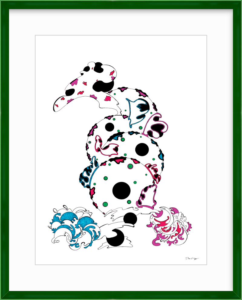 "Don't Be Koi" Framed Fine Art Print (Giclée)