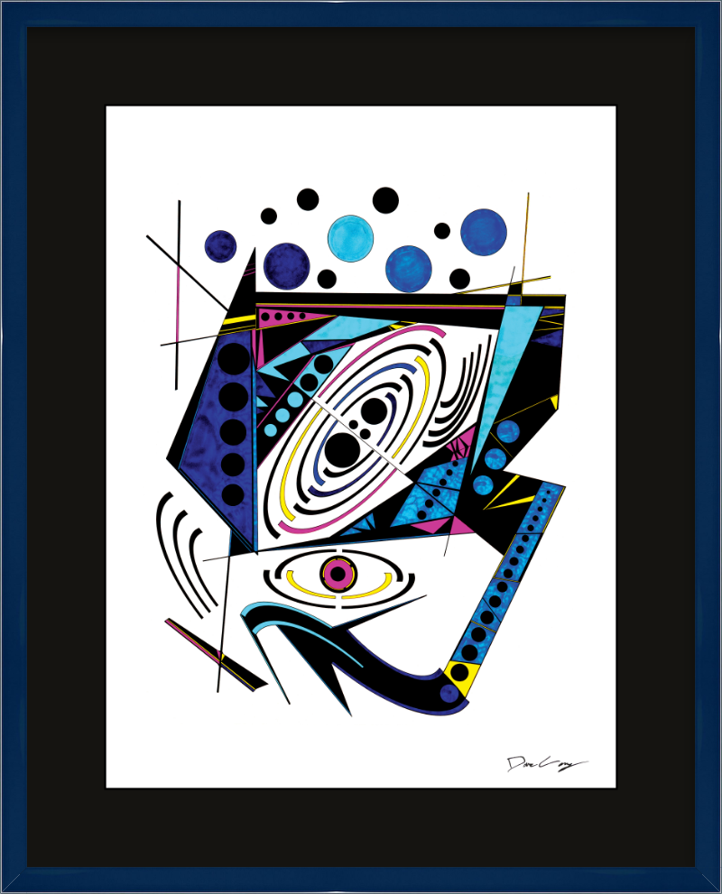 "90s Traffic" Framed Fine Art Print (Giclée)